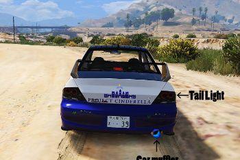 Mitsubishi Lancer Evolution IX MR Itasha Livery GarageHRS EvoⅧ GTA