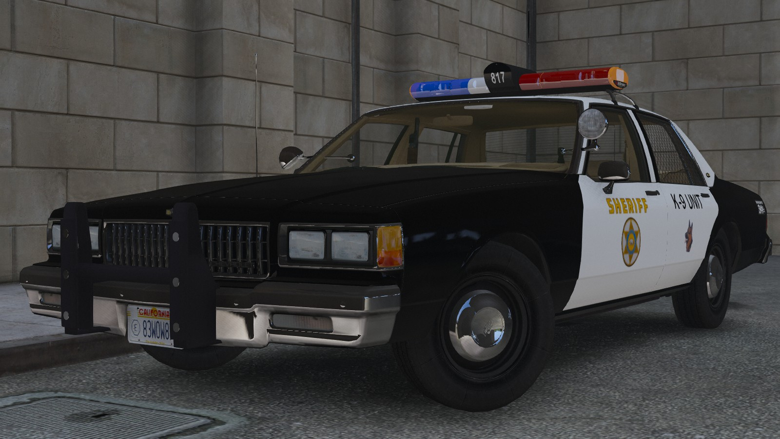 1986 Chevy Caprice 9C1 Los Angeles County Sheriff S Dept GTA 5 Mods