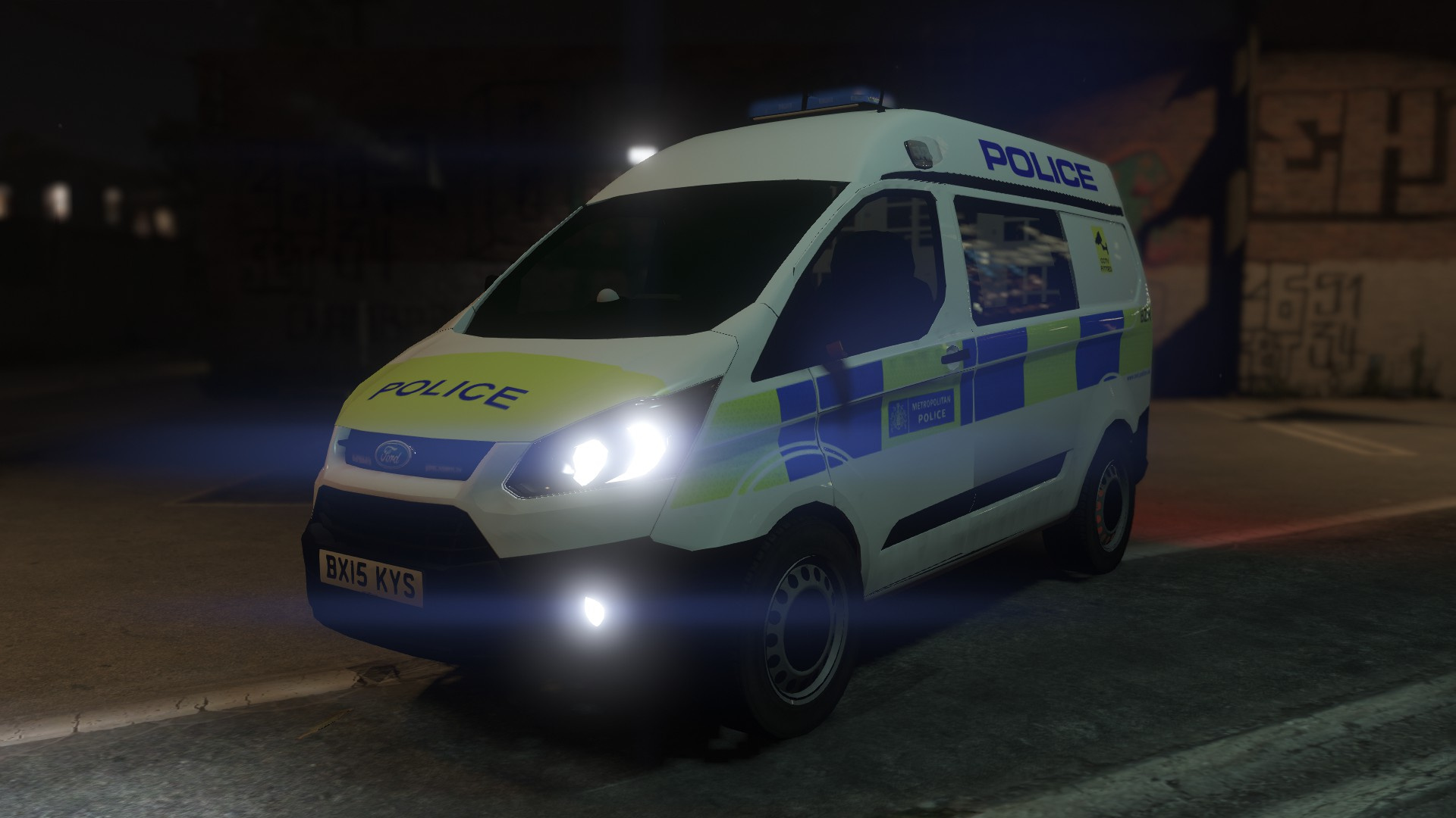 Police Ford Transit Custom Els Gta Mods