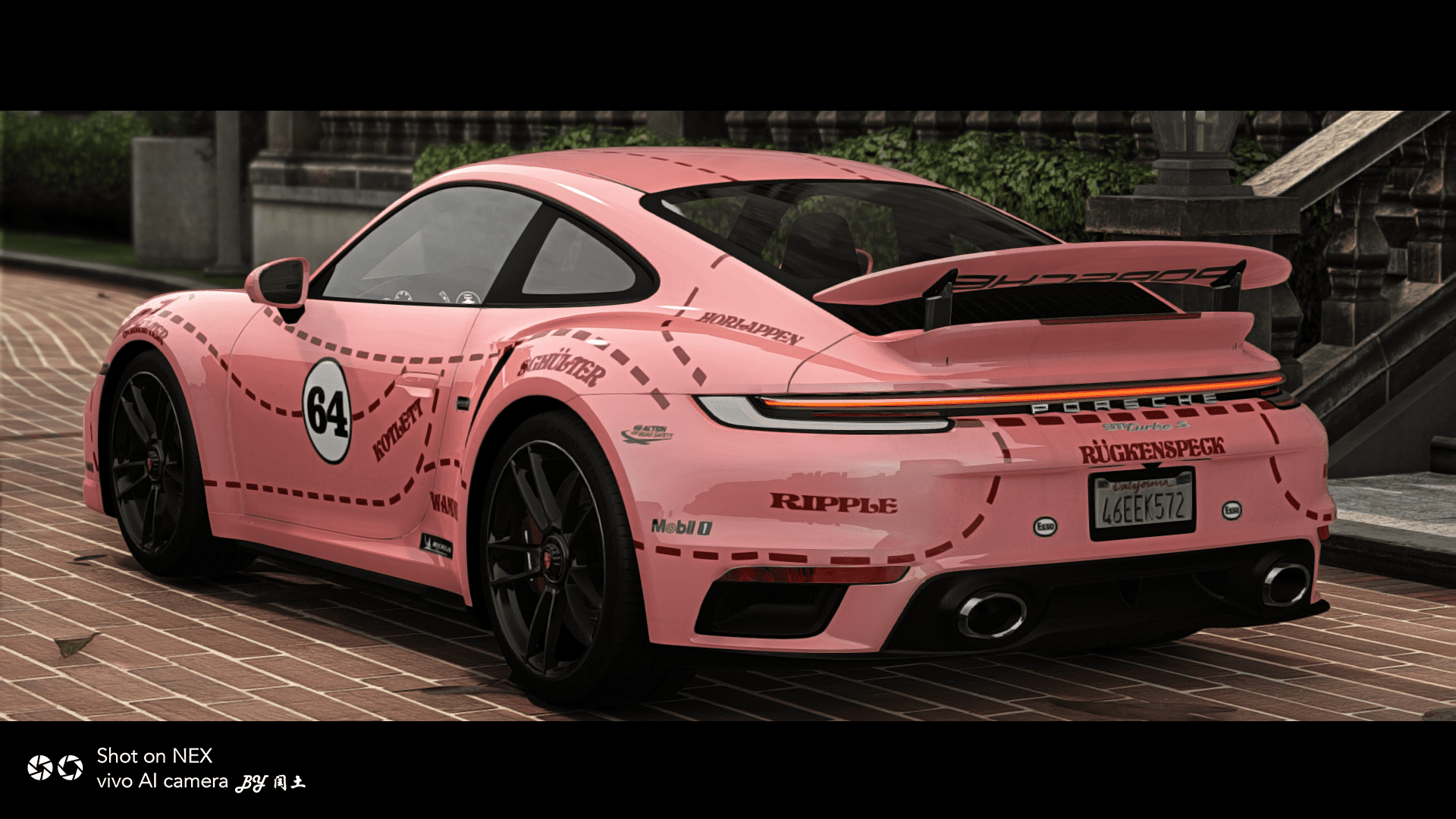 Porsche Turbo S Pink Pig Livery K Gta Mods