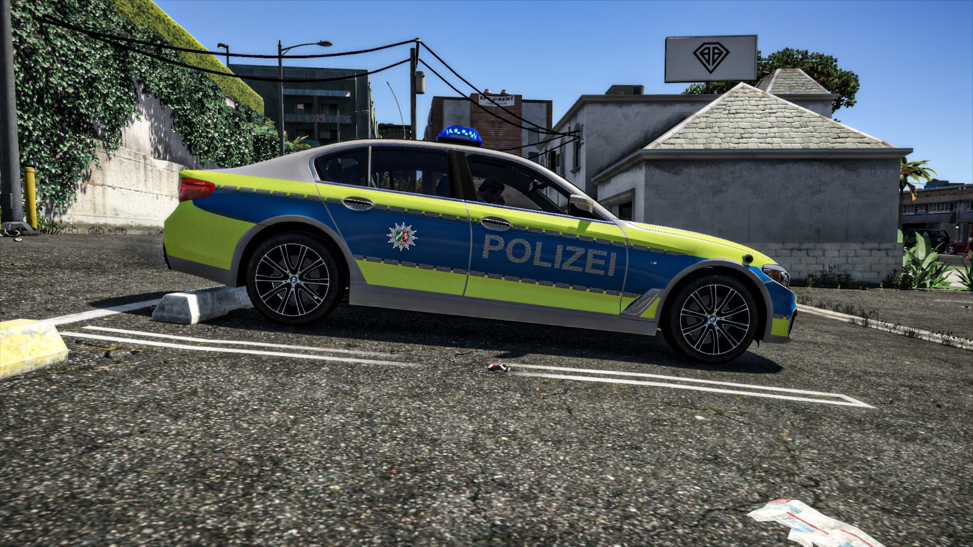 BMW 540i Xdrive Polizei NRW Paintjob GTA 5 Mods