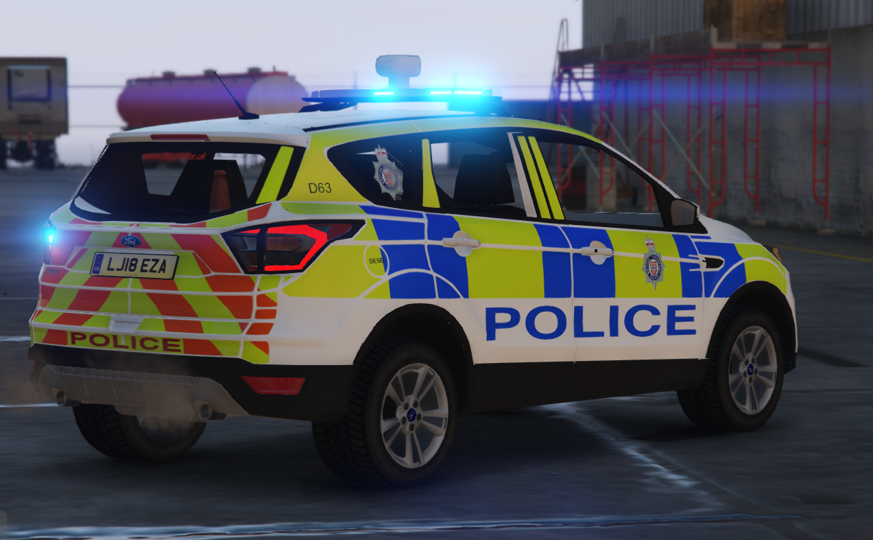 British Transport Police Ford Kuga SKIN GTA 5 Mods