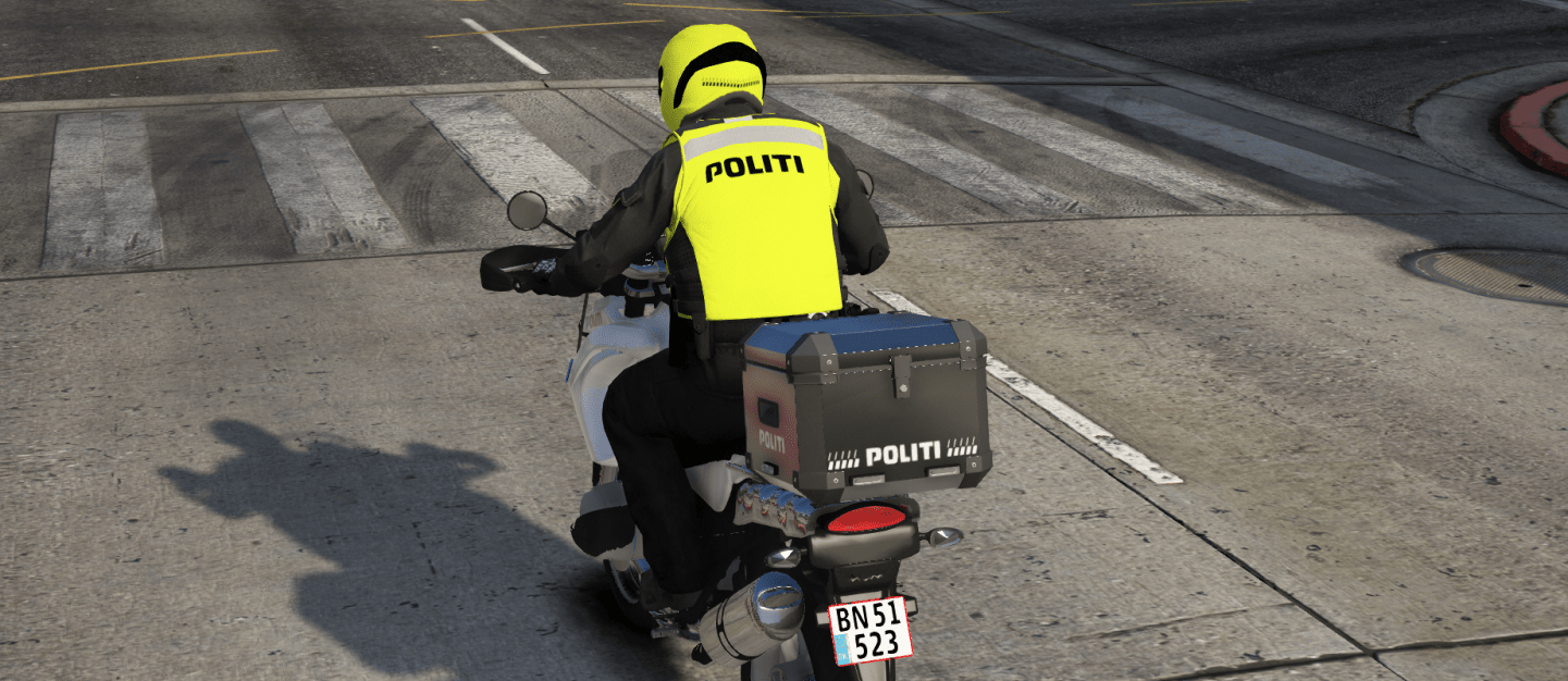 Danish Police Motorcycle Officer Vest Eup Gta Mods