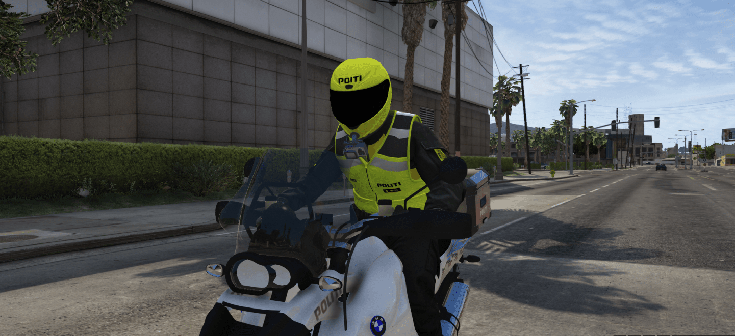 Danish Police Motorcycle Officer Vest Eup Gta Mods