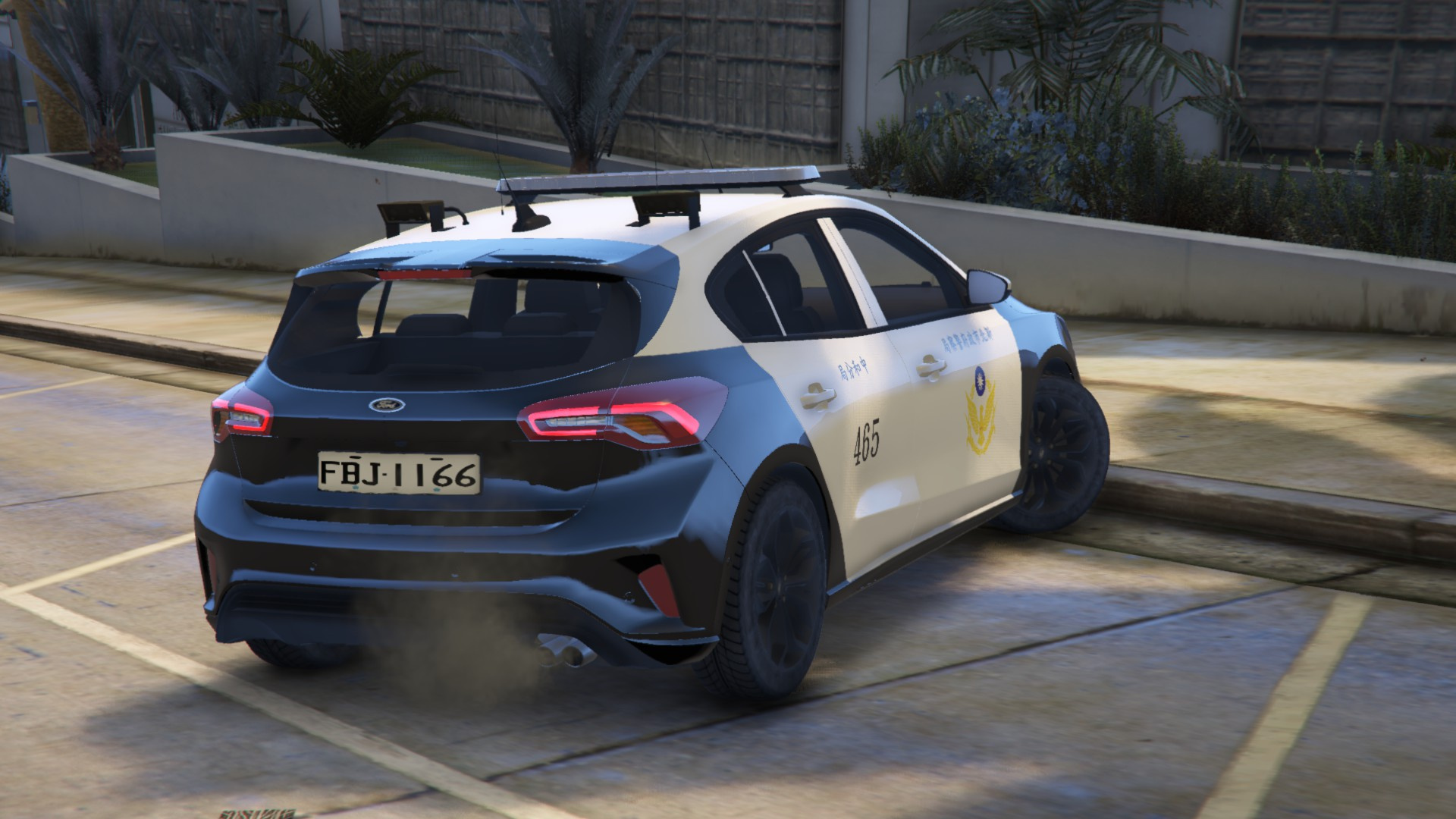 台灣警車 福特Focus ST 19 Taiwan Police Car Ford Focus ST 19 GTA 5 Mods