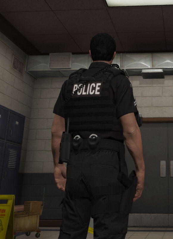 LAPD Style Vest With Green X26 Taser For EUP Gta5 Hub