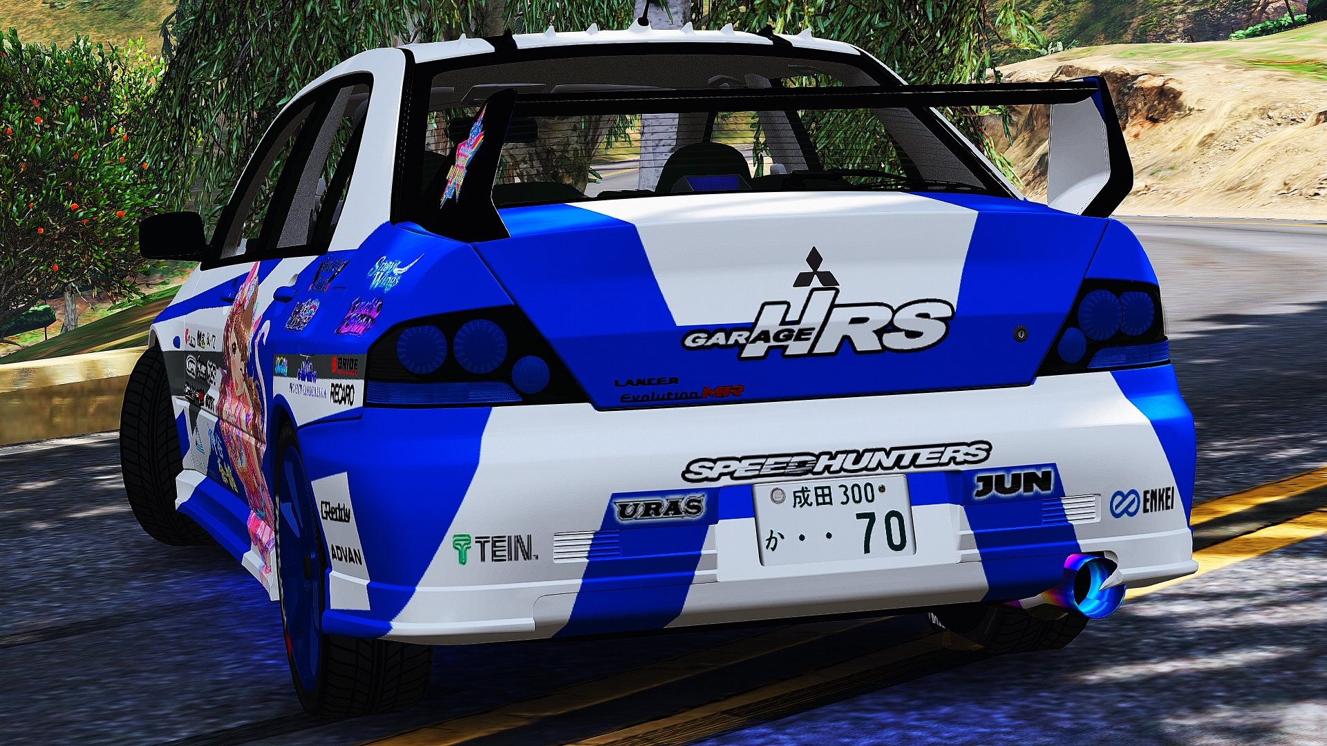 Mitsubishi Lancer Evolution Ix Mr Itasha Livery Garagehrs Evo Gta