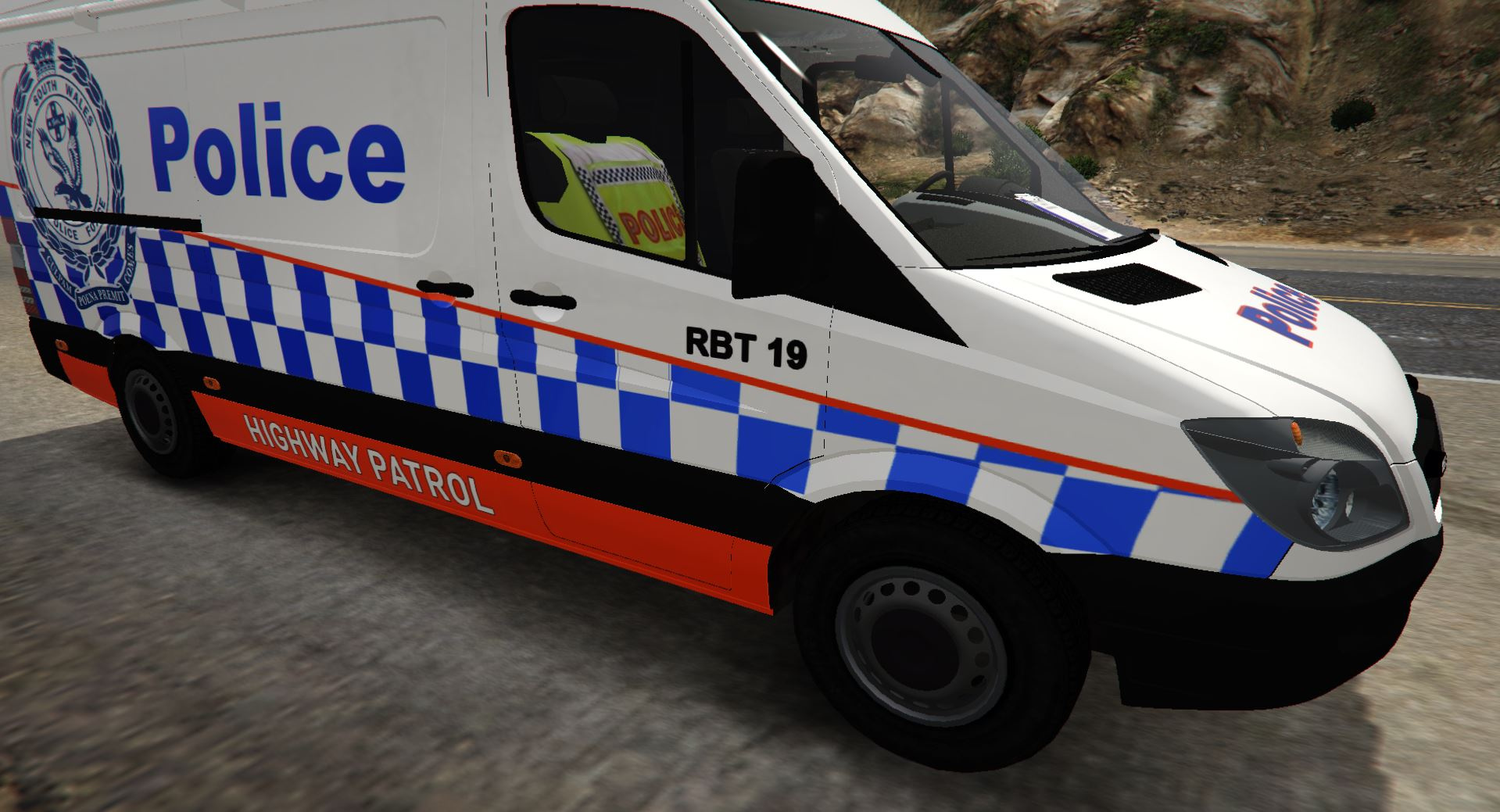 Nswpf Highway Patrol Rbt Sprinter Livery Gta Mods