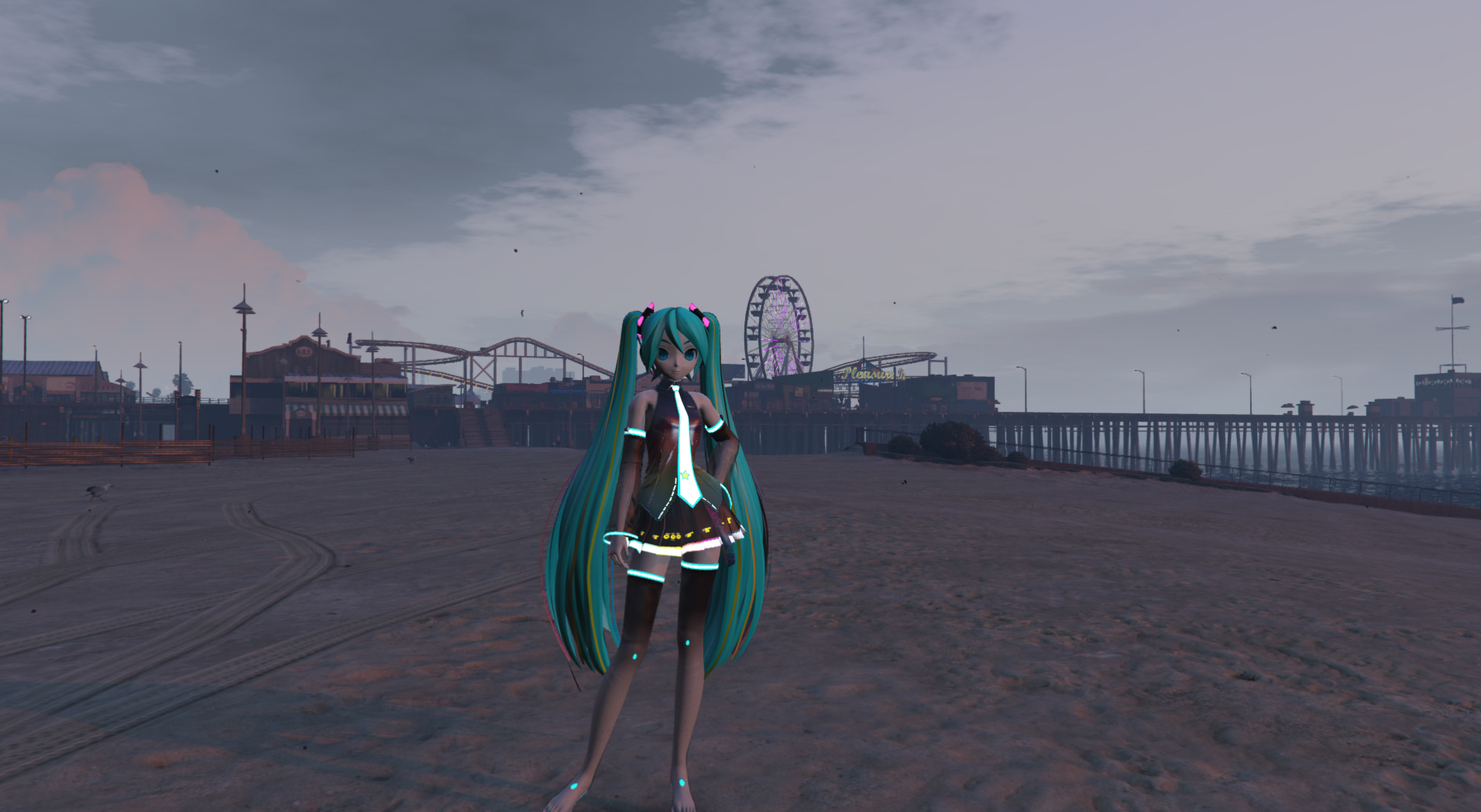 Hatsune Miku From Pdft Add On Ped Gta5 Mods Hot Sex Picture