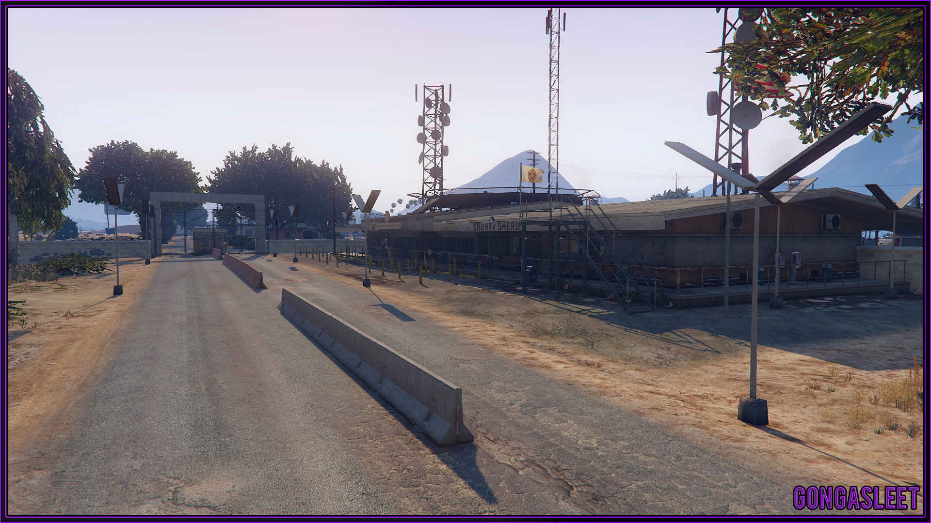 Police Station Hospital Sandy Shores FiveM SP Menyoo YMAP