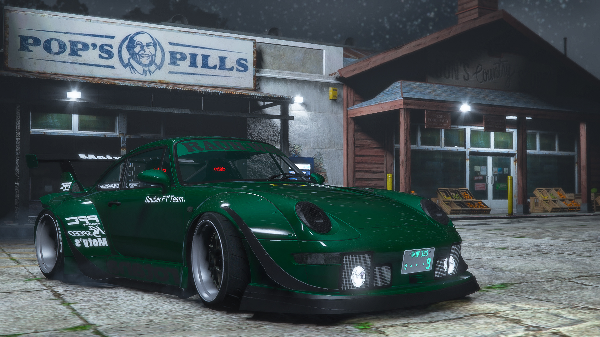 Porsche Rwb Gta Hub