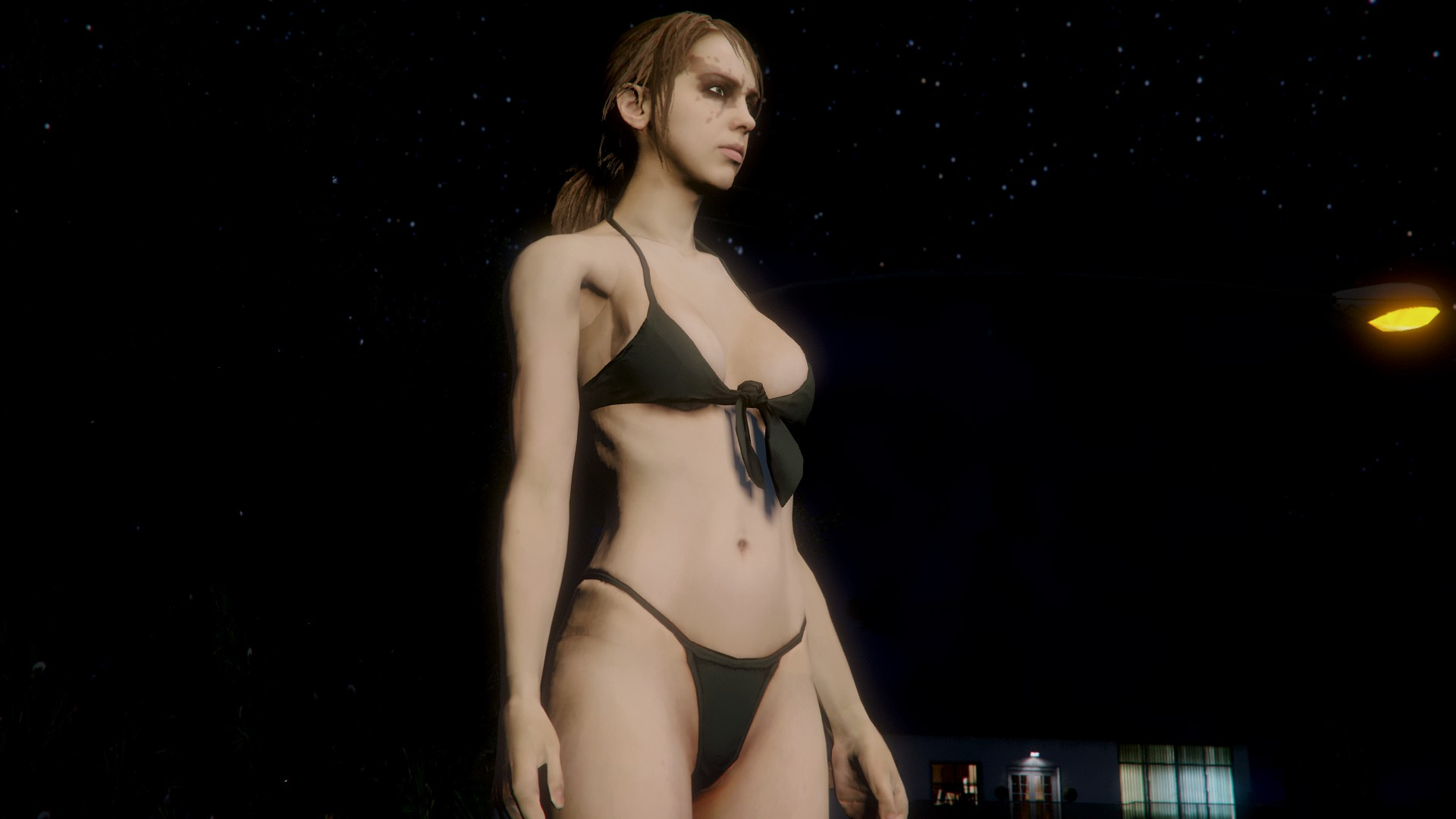 Quiet Bikini MG SV Skin Swap GTA 5 Mods