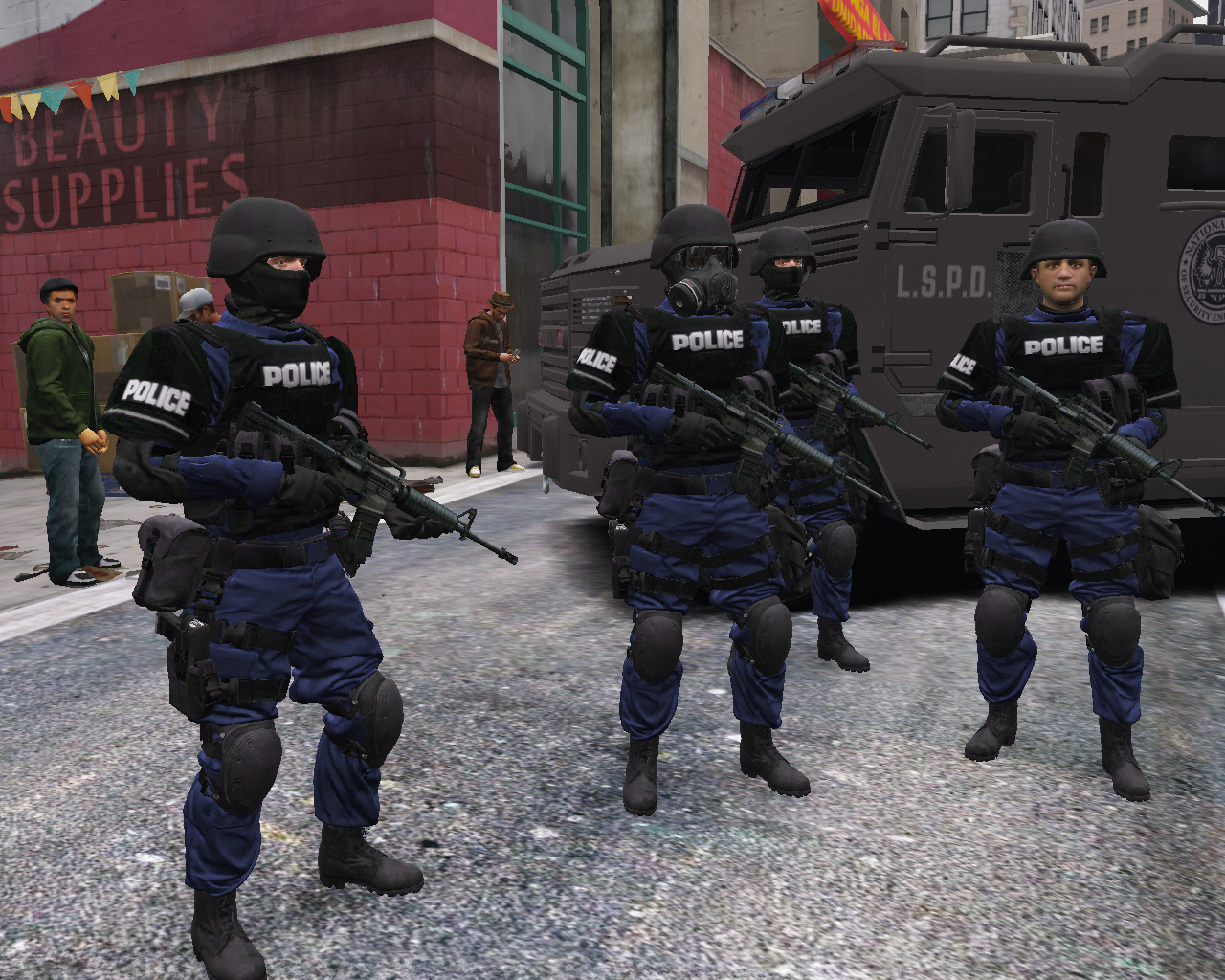 SWAT Police GTA 5 Mods