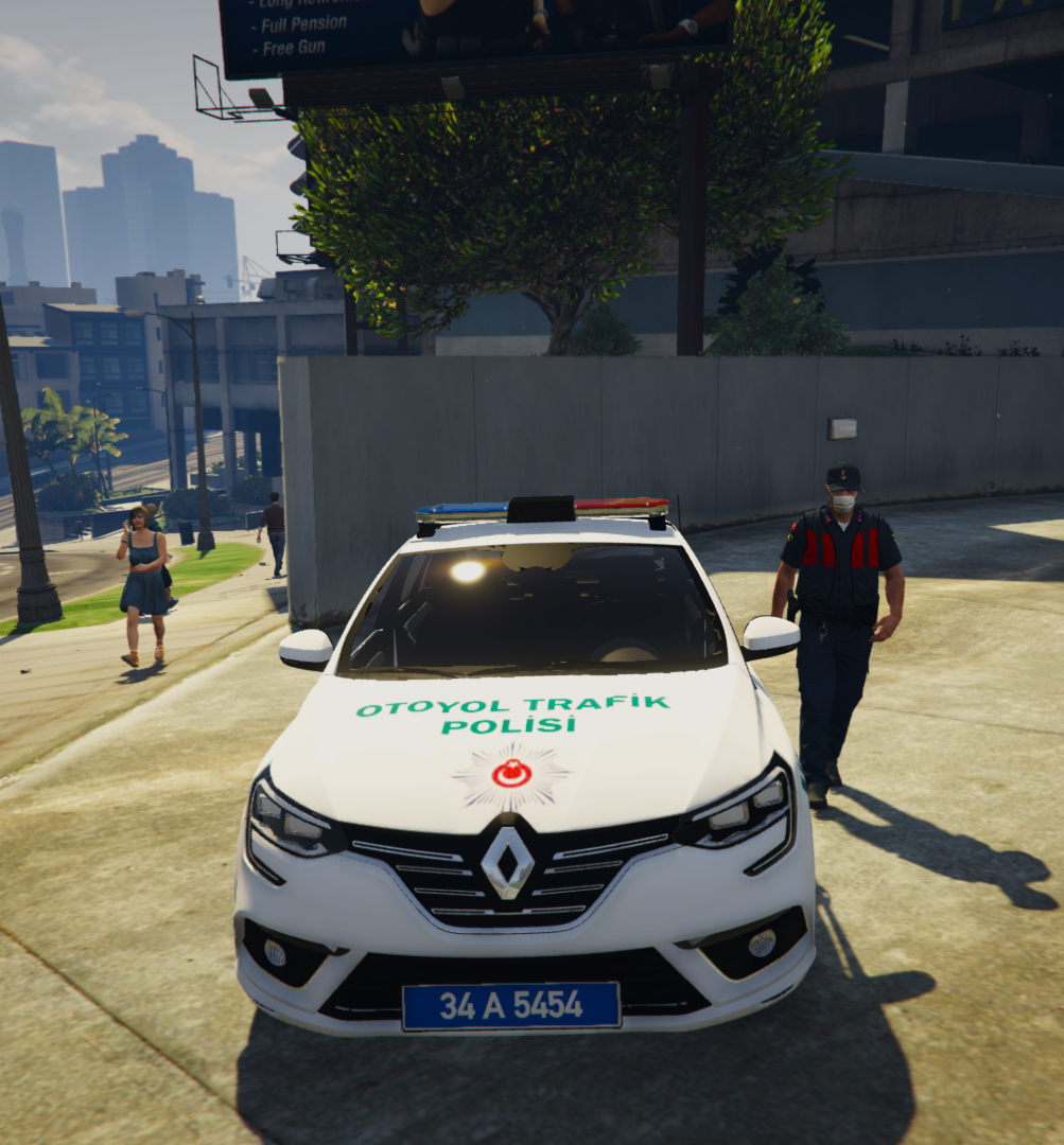 Megan IV Turkish Traffic Police And Gendarmerie Traffic GTA 5 Mods