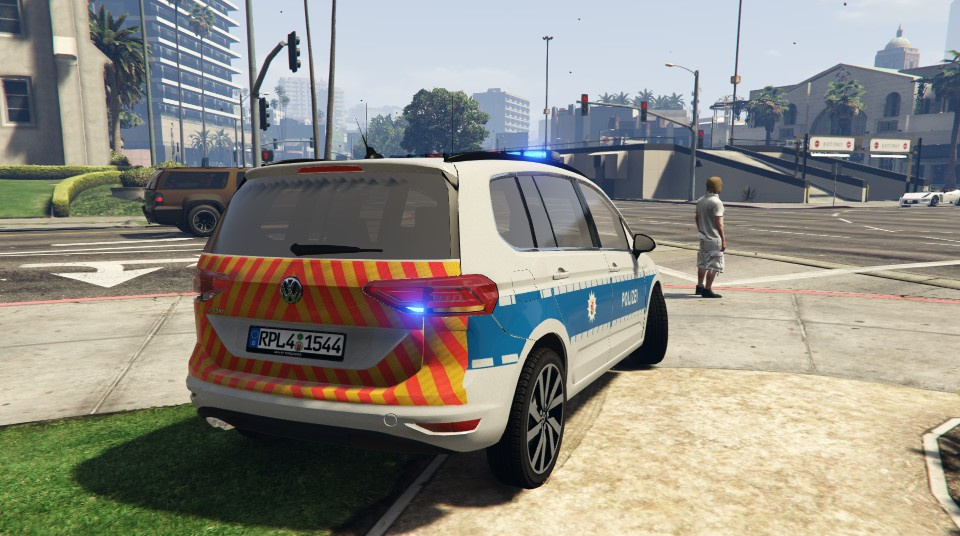 Vw Touran Polizei Rlp Skin Gta Mods