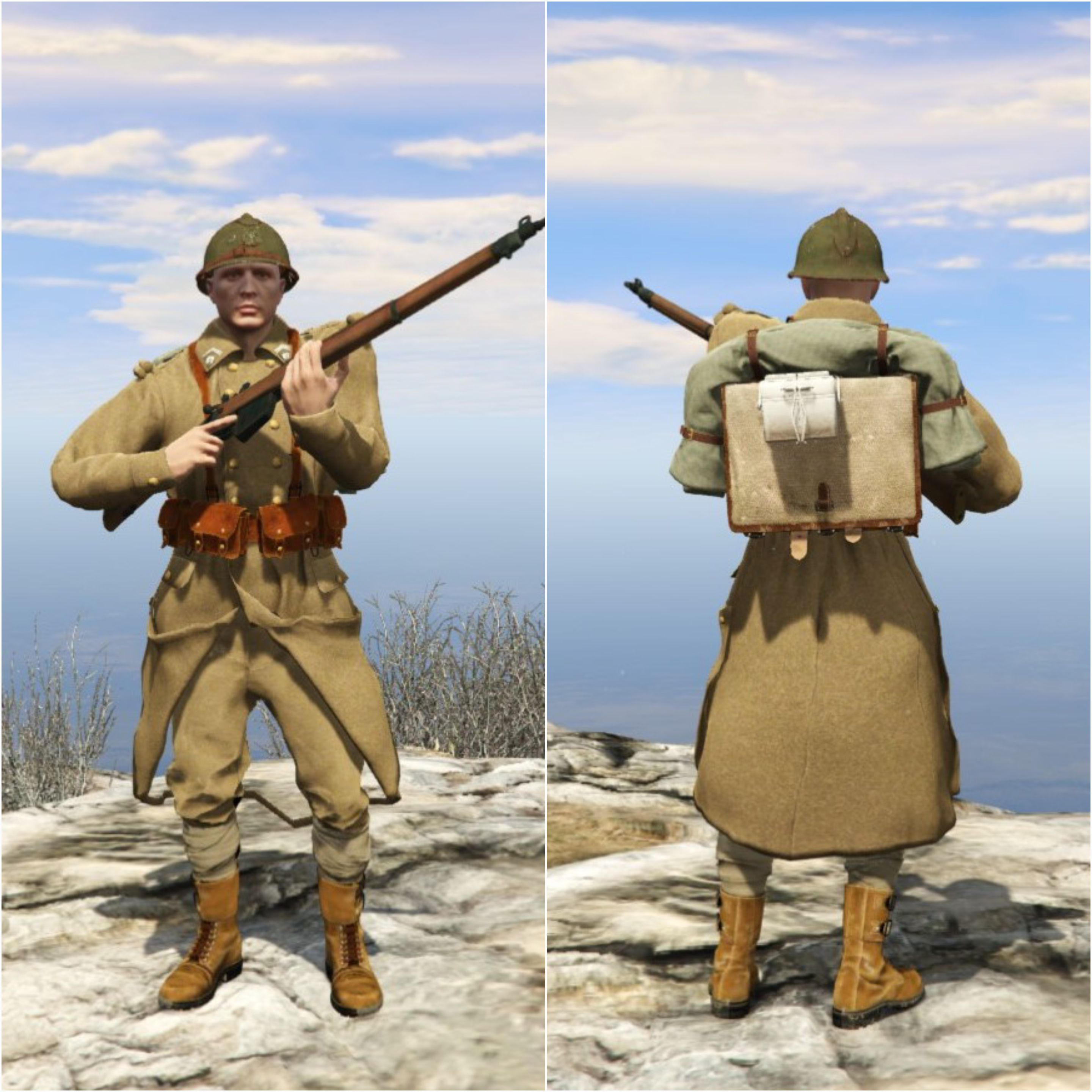 Ww French Uniforms For Mp Male Gta Mods