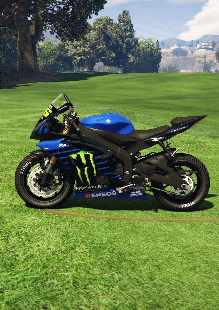 Yamaha R Vr Livery Monster Motogp Gta Mods