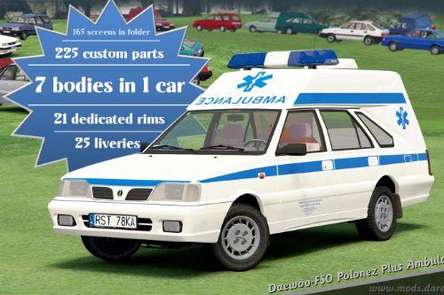Modified Daewoo Polonez Ambulance