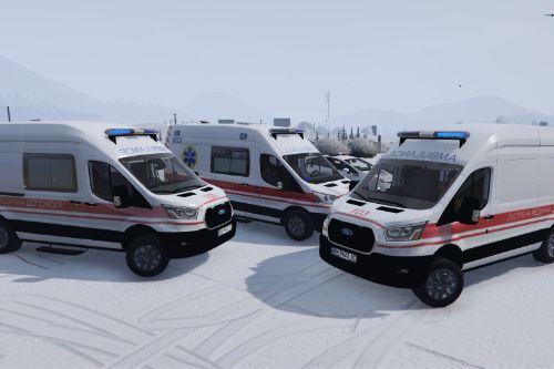 ???????? Швидка допомога Одеса Україна 2019 Ford Transit MkVI [V363] (Ukraine Odessa Ambulance)