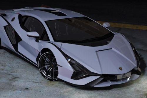 Lamborghini Sian: Air Spoiler