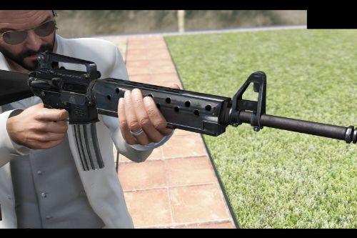 M16A2 Rifle: 5.56x45mm