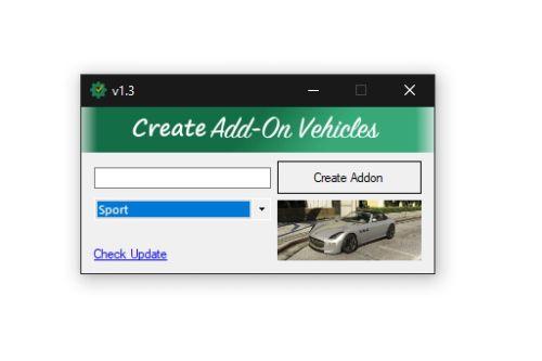 Create Add-on Vehicles