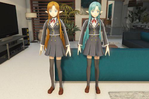 Asuna: SAO ALO Student Outfit