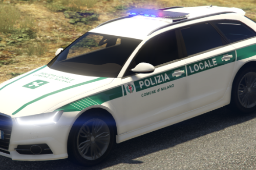 Audi A6 Avant: Milan Police Car