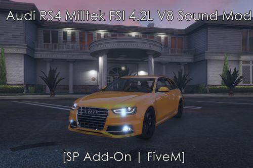 Audi RS4: Milltek FSI V8 Sound Mod
