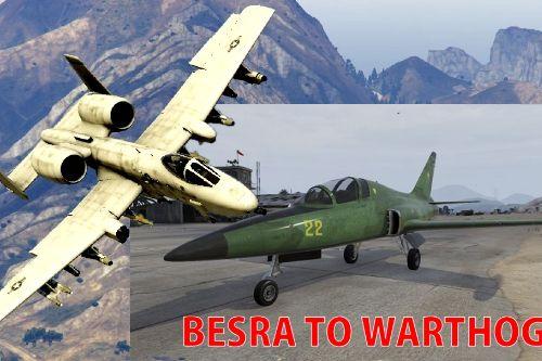 Comparing Besra to Warthog Handling