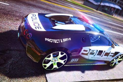 Police Bugatti Veyron: Speed Unleashed
