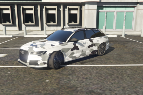 Camouflaged Audi RS6 Look