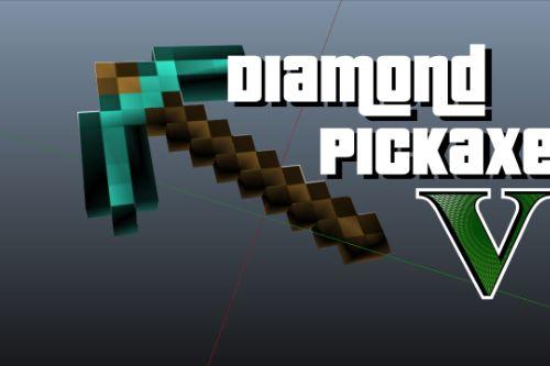 Diamond Pickaxe in Minecraft V