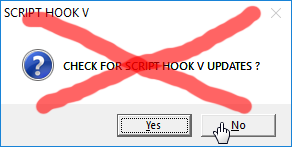 Disable ScriptHookV Update Check