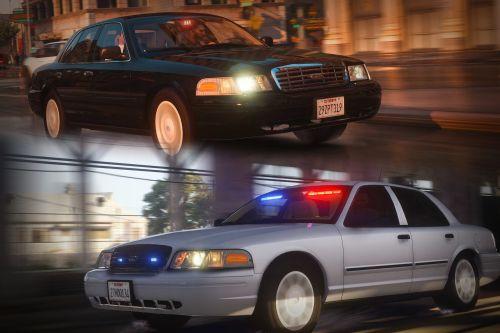 Unmarked LAPD CVPI Mini Pack [ELS | Add-On | LODs]