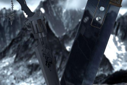 FF7 & FF8 Gun Blade & Buster Sword