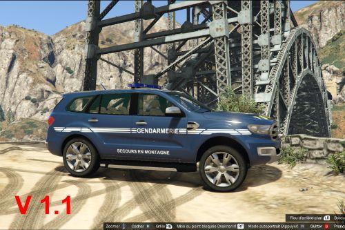 Ford Everest PGHM Template - Gendarmerie