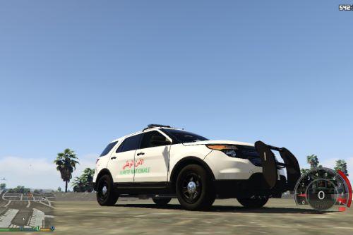 2014 Ford Police Interceptor Utility Sûreté nationale (Police marocaine)