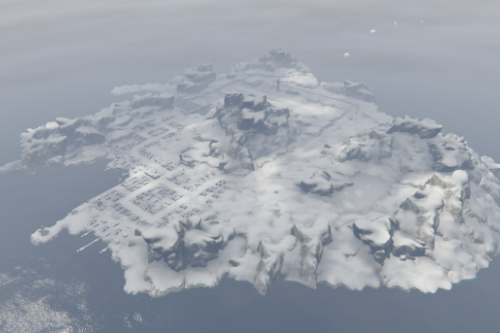 Explore Frozen Isle with Menyoo Map Editor