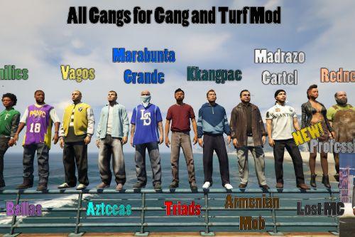 Gang Mods: All Turfs & Clans