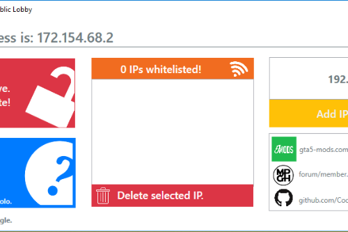 GTA5O Private Lobby: Multi-IP Whitelist