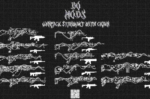 gunpack standart with chains [Replace / FiveM / Rage MP ]