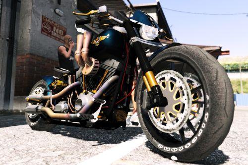 Harley Fat Boy Lo - Racing Bobber