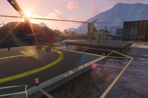 Heli Base With Anti-Air Defense ,Guards & Vehicles
