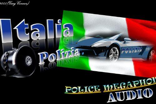 Italia PoliziaMegaphoneAudio