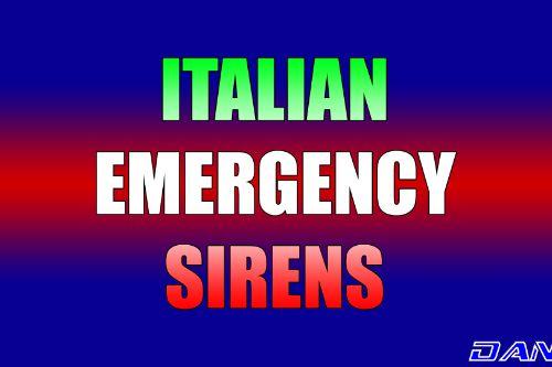 Italian Emergency Sirens - Sirene d'emergenza italiane