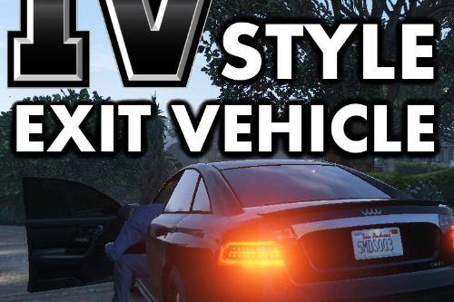 Exit Vehicle Style: GTA IV