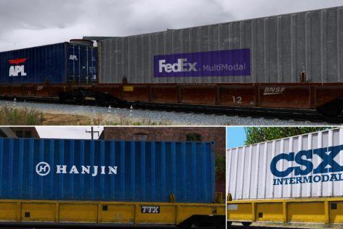 Reskin Freight Trains Containers