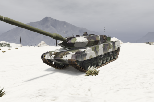 Leopard 2A6 Winter Camo