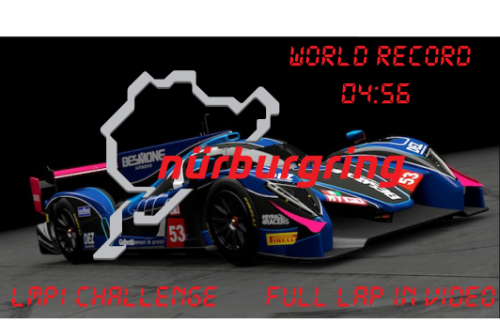 (LMP1 CHALLENGE) World Record Handling for RWDP30 LMP1 at NordSchleife